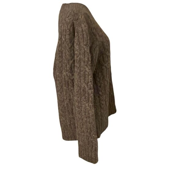 Vintage Gap Men’s 100% Wool Cable Knit Sweater - Picture 3 of 8